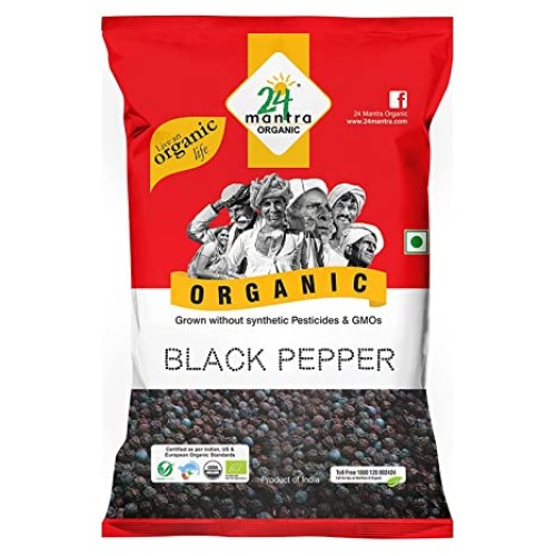24 Mantra Natural black pepper whole 100g