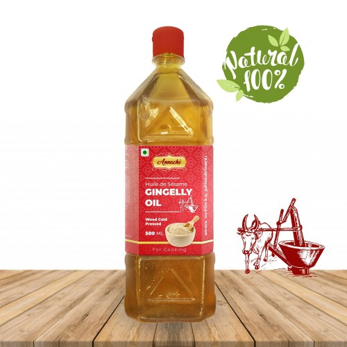 Annachi cold pressed sesame oil 0.5L