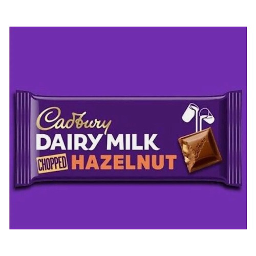 Cadbury’s Dairy milk - chopped hazelnut 95g 