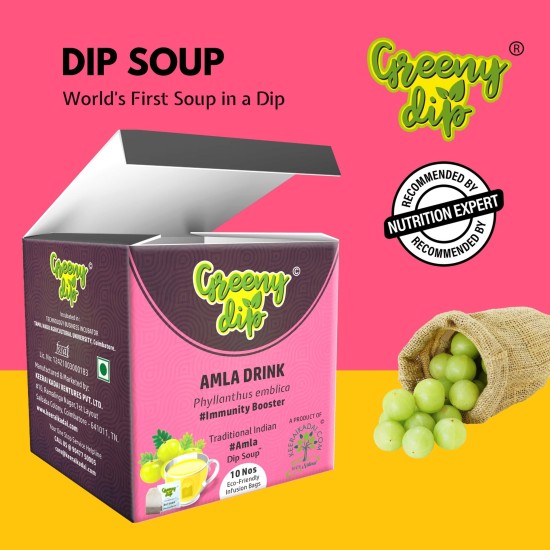 Greeny Amla Dip Soup - 10ks