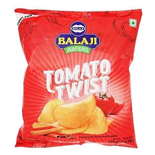 Balaji Tomato Twist potato chips 250g