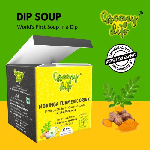 Greeny Moringa Turmeric Dip Soup - 10ks