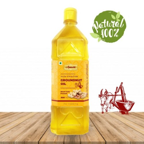 Annachi cold pressed groundnut oil 0.5L