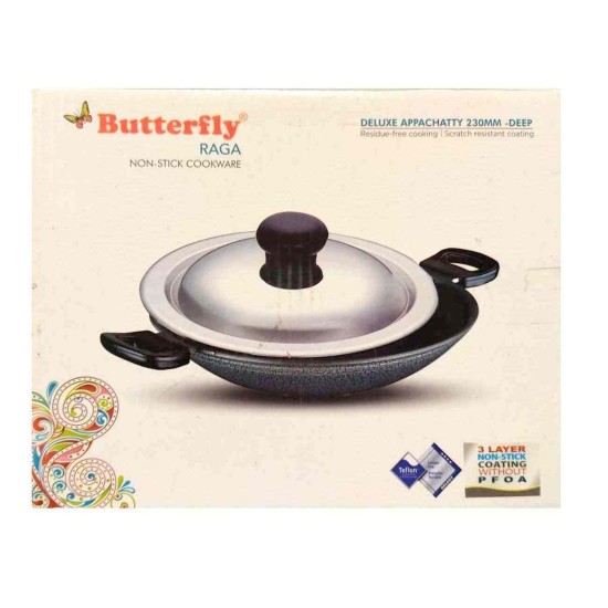 BUTTERFLY RAGA DELUXE DEEP APPACHATTY (230MM) – 1Pc