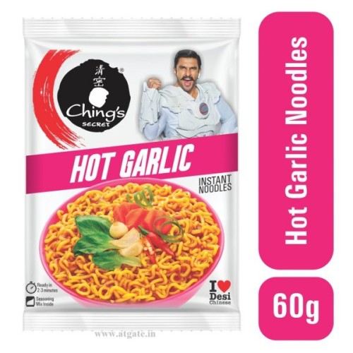 Ching's Hot garlic instant noodles 60g