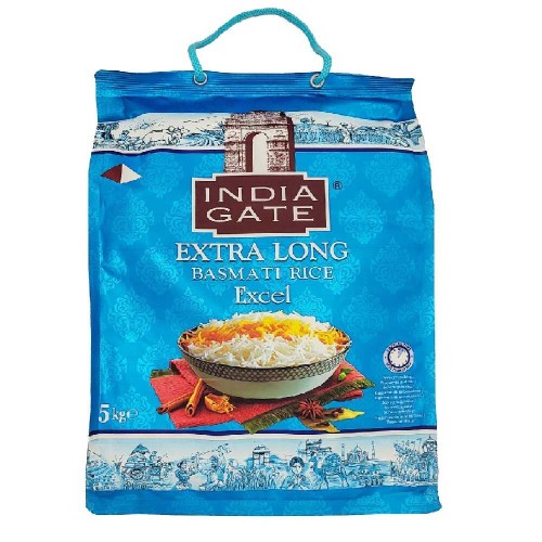 India gate Extra Long basmati Rice  -5 kg