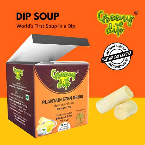 Greeny Plantain Stem (Banana Stem) Dip Soup - 10ks