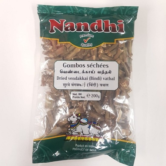 Nandhi dried vendakkai vathal 200g